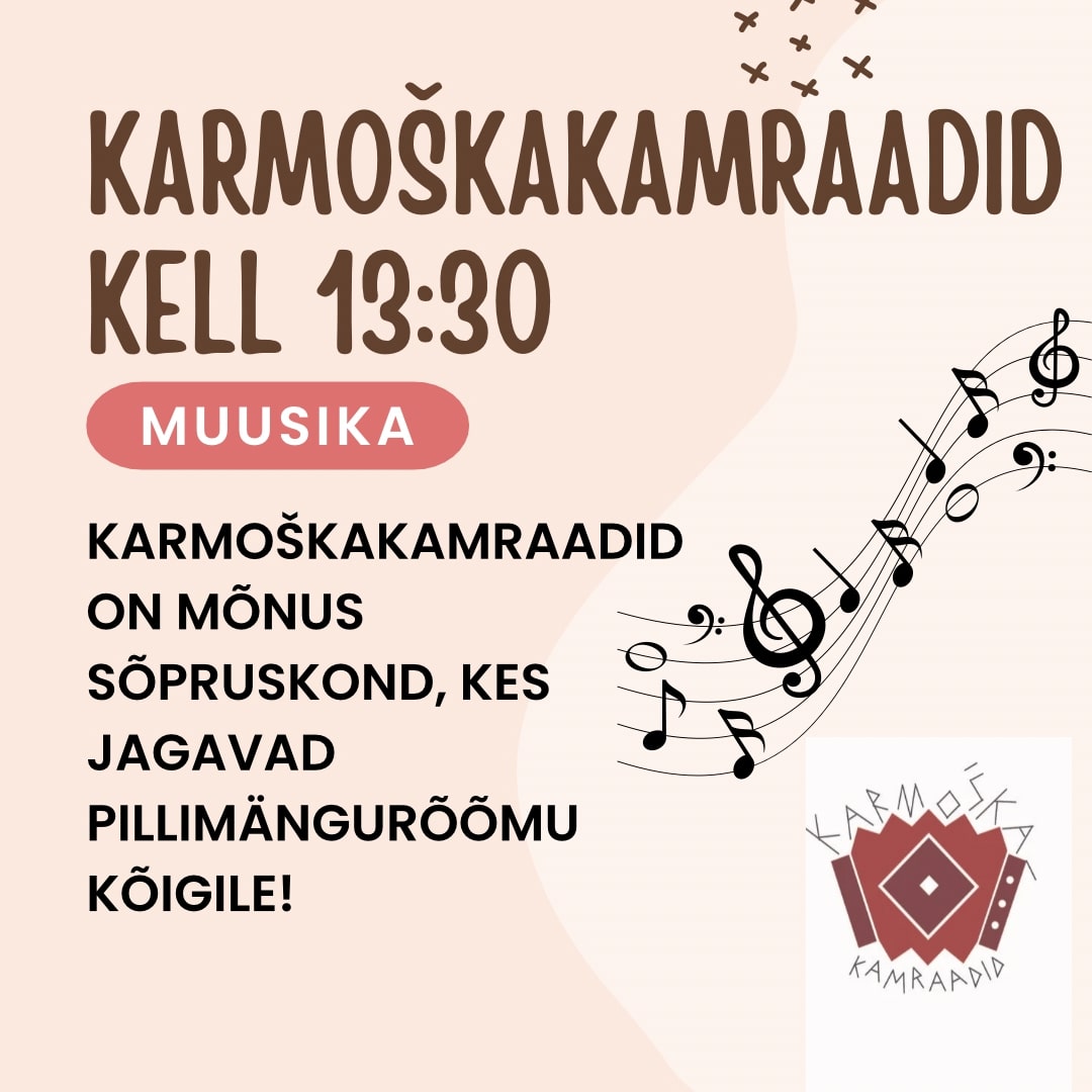 Karmoškakamraade tutvustav pilt